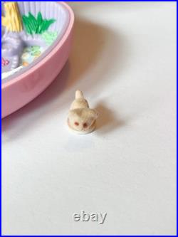 VTG 93' Polly Pocket Lot Of 3 Kitties, Puppies & Bunnies Bluebird Compact Read