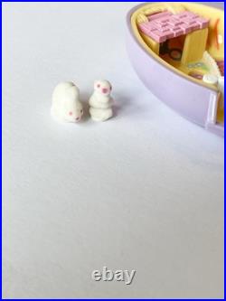 VTG 93' Polly Pocket Lot Of 3 Kitties, Puppies & Bunnies Bluebird Compact Read