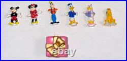 VTG 95 Disney Polly Pocket MINNIE MOUSE SURPRISE PARTY Lights 6 dolls Complete