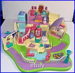 VTG 95 Disney Polly Pocket MINNIE MOUSE SURPRISE PARTY Lights 6 dolls Complete