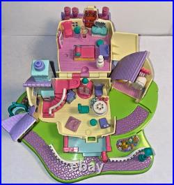 VTG 95 Disney Polly Pocket MINNIE MOUSE SURPRISE PARTY Lights 6 dolls Complete