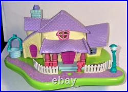 VTG 95 Disney Polly Pocket MINNIE MOUSE SURPRISE PARTY Lights 6 dolls Complete