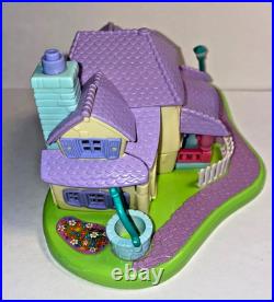 VTG 95 Disney Polly Pocket MINNIE MOUSE SURPRISE PARTY Lights 6 dolls Complete