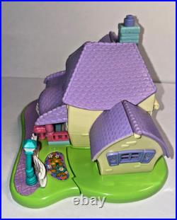 VTG 95 Disney Polly Pocket MINNIE MOUSE SURPRISE PARTY Lights 6 dolls Complete