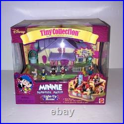 VTG 95' Polly Pocket MINNIE SURPRISE PARTY Playset Disney Tiny Collection NEW