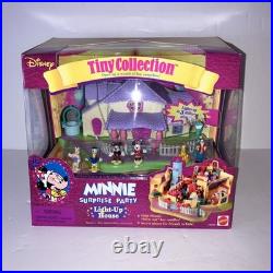VTG 95' Polly Pocket MINNIE SURPRISE PARTY Playset Disney Tiny Collection NEW