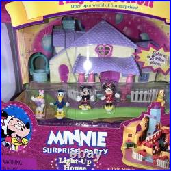 VTG 95' Polly Pocket MINNIE SURPRISE PARTY Playset Disney Tiny Collection NEW