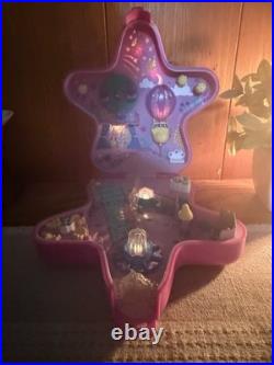 VTG Bluebird 1993 Polly Pocket Fairy Light Wonderland, Complete with2 fairies MINT