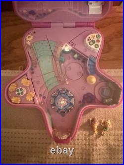 VTG Bluebird 1993 Polly Pocket Fairy Light Wonderland, Complete with2 fairies MINT