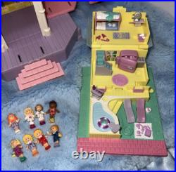 VTG Bluebird Polly Pocket Lot Of 8 Doll figures plus 5 Houses and 1 Compact VTG Bluebird Polly Pocket Lot Of 8 Doll figures plus 5 Houses and 1 Compact