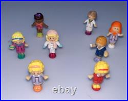 VTG Bluebird Polly Pocket Lot Of 8 Doll figures plus 5 Houses and 1 Compact VTG Bluebird Polly Pocket Lot Of 8 Doll figures plus 5 Houses and 1 Compact