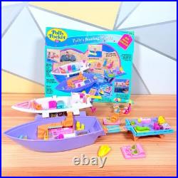 VTG Fun Cruise Boating World Polly Pocket Rare Playset Bluebird 100% Complete