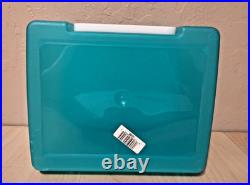 VTG HTF Polly Pocket Bluebird Up & Adam Lunchbox GREEN Horseriding Equestrian