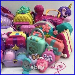 VTG & Modern LOT 42 Polly Pocket Dolls Compact Cases & Accessories Play Sets