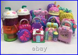 VTG & Modern LOT of 25 Mattel Polly Pocket Compact Toy Doll Cases Used Loose