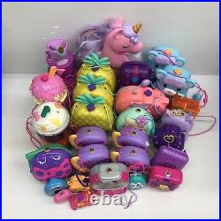 VTG & Modern LOT of 28 Mattel Polly Pocket Compact Toy Doll Cases Loose Used