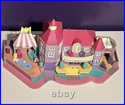 VTG POLLY POCKET Magical Mansion 1994 Bluebird Playset Lot Clubhouse Polyville