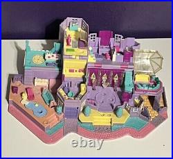 VTG POLLY POCKET Magical Mansion 1994 Bluebird Playset Lot Clubhouse Polyville