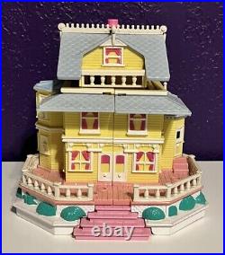 VTG POLLY POCKET Magical Mansion 1994 Bluebird Playset Lot Clubhouse Polyville