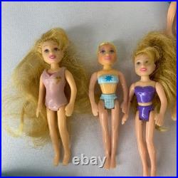VTG Polly Pocket 15 Doll Lot With Accessories & Clothes Figures Pieces 2000s
