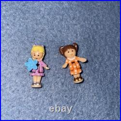 VTG Polly Pocket 1994 Birthday Party Surprise Compact 25 Pieces Banner Bluebird