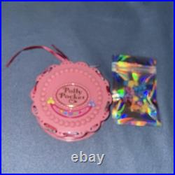 VTG Polly Pocket 1994 Birthday Party Surprise Compact 25 Pieces Banner Bluebird