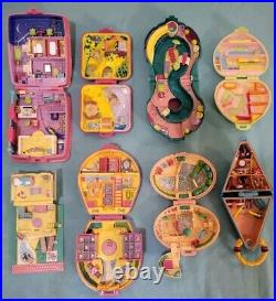 VTG. Polly Pocket Compact/Figures/Accessories Lot. Bluebird. 90+ pcs. 1990's