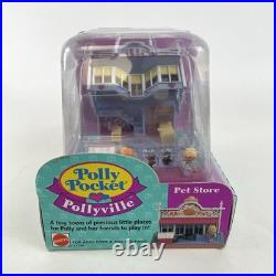 VTG Polly Pocket Pollyville Pet Store Doll Mattel 1994 No. 11198 NRFB BRAND NEW