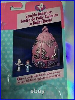 VTG Polly Pocket Princess Treasures SPARKLE BALLERINA Bluebird NEW SEALED MOC