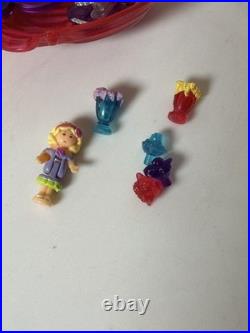 VTG Polly Pocket SPARKLE SURPRISE SWEET ROSES Compact Complete 1996