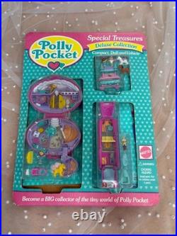VTG Polly Pocket Special Treasures Deluxe Gift Set Sealed Bluebird Horse DS29