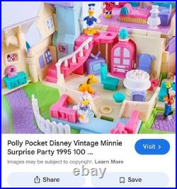 VTG Polly Pocket Tiny Collection Minnie Mouse Surprise Party Mini Playset BNIB VTG Polly Pocket Tiny Collection Minnie Mouse Surprise Party Mini Playset BNIB