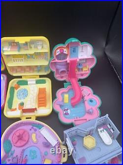 VTG Polly Pocket lot of 9 1989-1994 Compact Van Pet Store Some Accessories READ