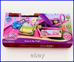 VTG Rare 2007 Polly Pocket Pollywheels Race to the Mall Play Set Collectible