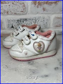 Very Rare Collectible VTG Polly Pocket Sneakers Shoes with Doll Toddler Size 6