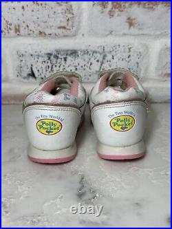 Very Rare Collectible VTG Polly Pocket Sneakers Shoes with Doll Toddler Size 6