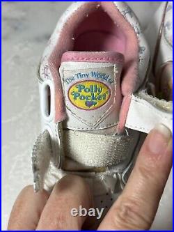 Very Rare Collectible VTG Polly Pocket Sneakers Shoes with Doll Toddler Size 6