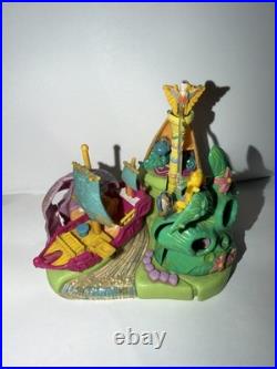 Very Rare Disney Vintage Bluebird Polly Pocket 1997 Peter Pan Neverland Playset