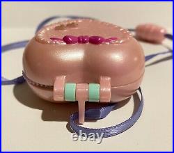 Very Rare Polly Pocket Pink Bridal Locket Vintage Toy 1996 Playset Blue Bird