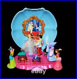 Vintag Polly Pocket Disney Cinderella Royal Carriage, Figures, Accessories, Key Vintag Polly Pocket Disney Cinderella Royal Carriage, Figures, Accessories, Key