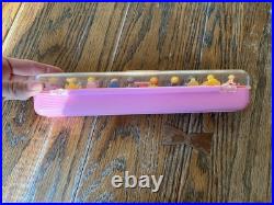 Vintage 1989 Bluebird Polly Pocket Ring Collecting Case COMPLETE 10 Rings