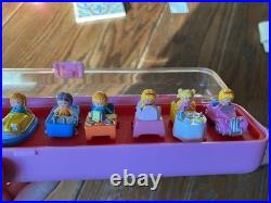 Vintage 1989 Bluebird Polly Pocket Ring Collecting Case COMPLETE 10 Rings