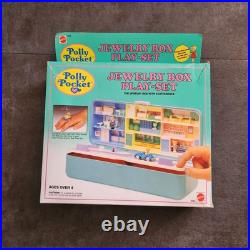Vintage 1989 Polly Pocket Jewelry Box Play-Set Bluebird Mattel COMPLETE with Box
