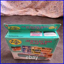 Vintage 1989 Polly Pocket Jewelry Box Play-Set Bluebird Mattel COMPLETE with Box