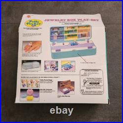 Vintage 1989 Polly Pocket Jewelry Box Play-Set Bluebird Mattel COMPLETE with Box