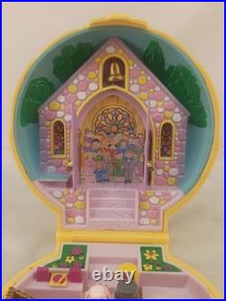 Vintage 1989 Polly Pocket Nancy's Wedding Day- Complete With 3 Figures & Ring