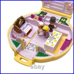 Vintage 1989 Polly Pocket Nancy's Wedding Day- Complete With 3 Figures & Ring