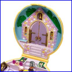 Vintage 1989 Polly Pocket Nancy's Wedding Day- Complete With 3 Figures & Ring