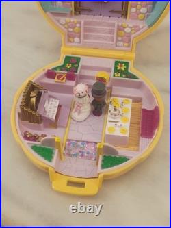 Vintage 1989 Polly Pocket Nancy's Wedding Day- Complete With 3 Figures & Ring
