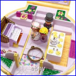 Vintage 1989 Polly Pocket Nancy's Wedding Day- Complete With 3 Figures & Ring